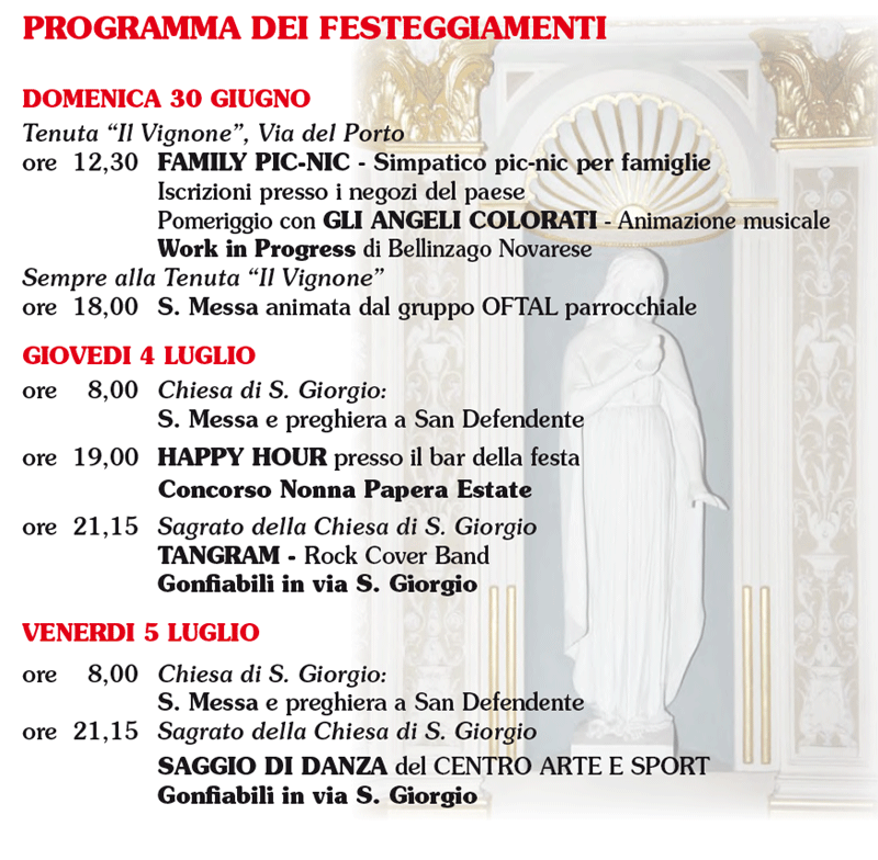 SAN DEFENDENTE 2013