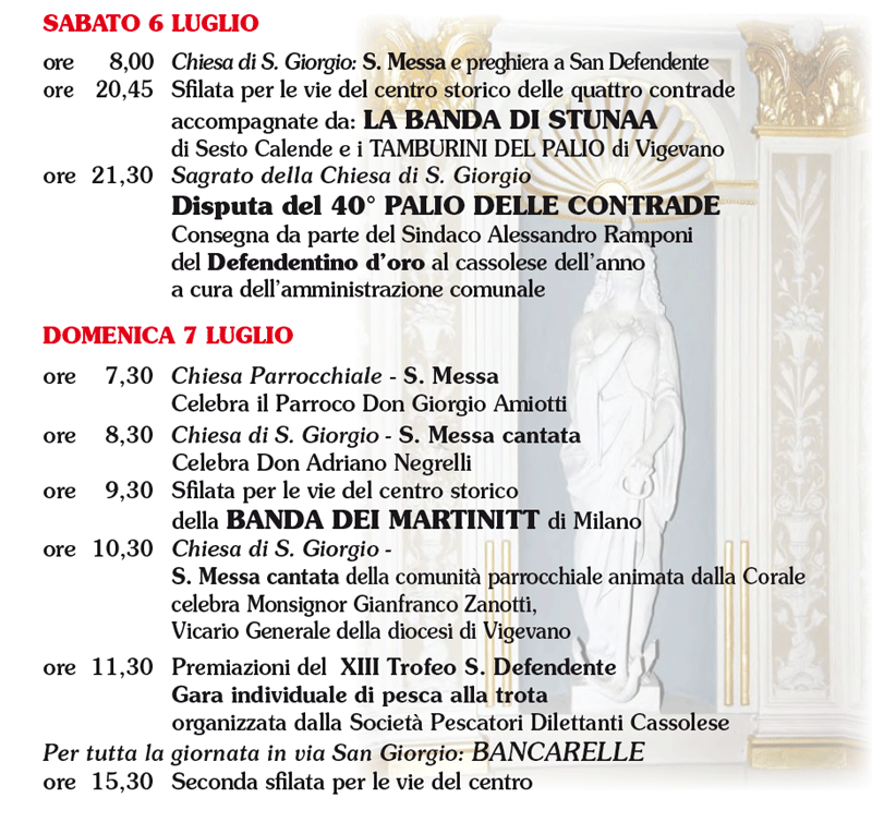 SAN DEFENDENTE 2013